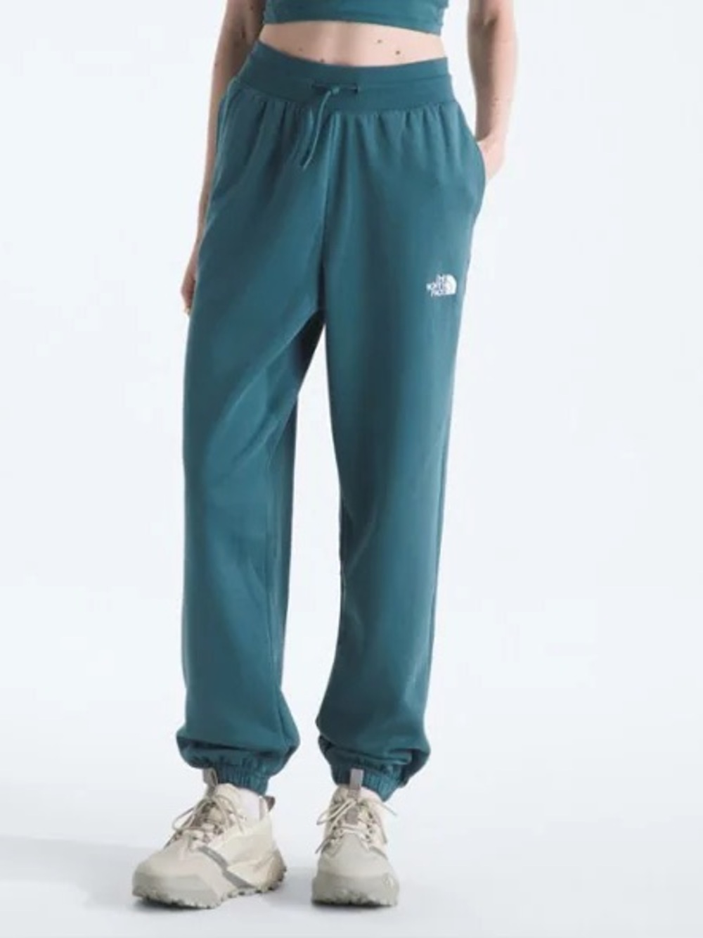 The North Face | Deep Teal Essential Fleece Jogger Pants